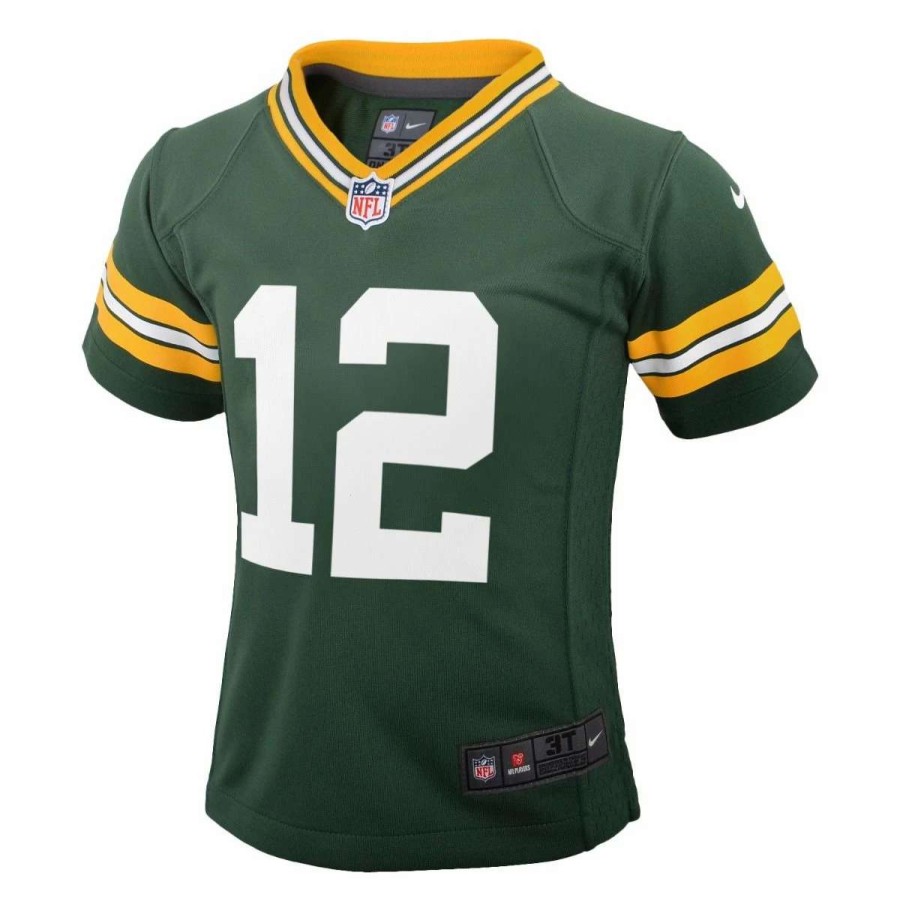 Jerseys * | #12 Aaron Rodgers Home Toddler Nike Game Jersey Green