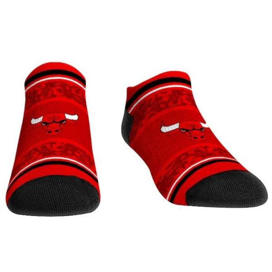 Chicago Bulls Accessories * | Rock Em Socks Chicago Bulls Youth Super Fan 5-Pack Low-Cut Socks