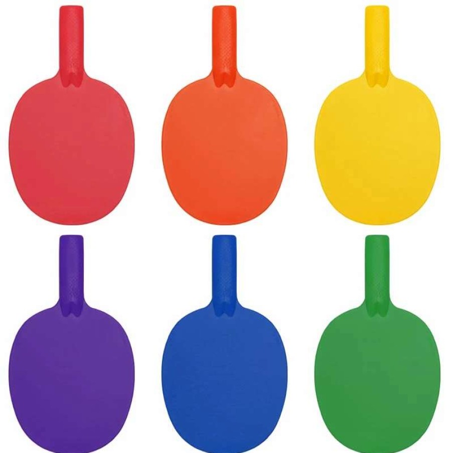 Play Equipment * | Playm8 Table Tennis Bat 6 Pack Assorted