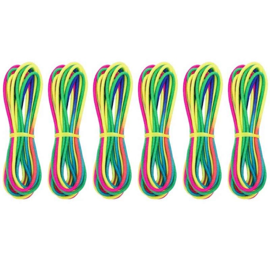 Play Equipment * | Playm8 French Skipping Ropes 6 Pack 3.5M Assorted