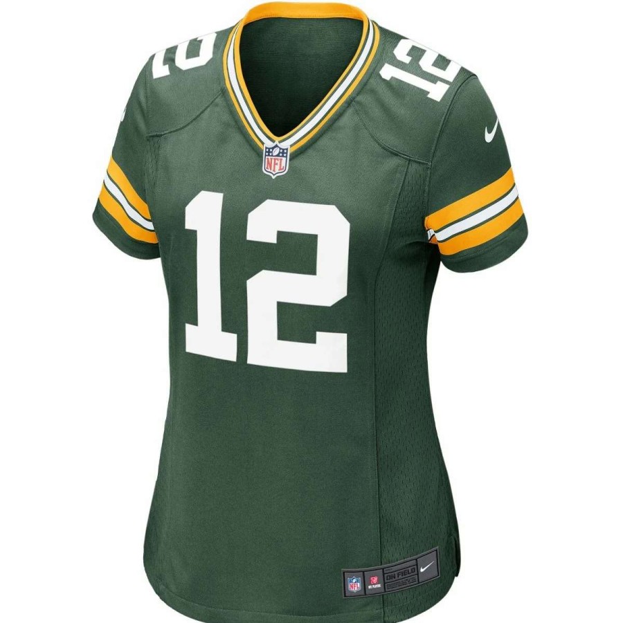 Jerseys * | #12 Aaron Rodgers Home Womens Nike Game Jersey Green