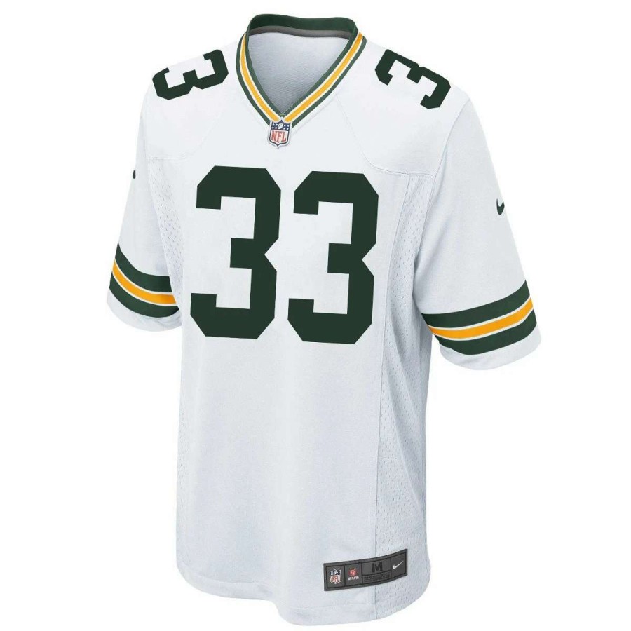 Jerseys * | #33 Aaron Jones Away Nike Game Jersey White