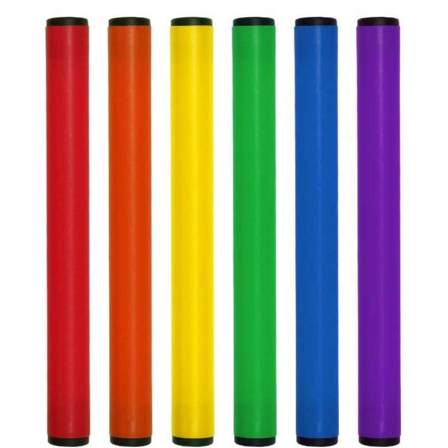 Play Equipment * | Playm8 Relay Batons 6 Pack Assorted