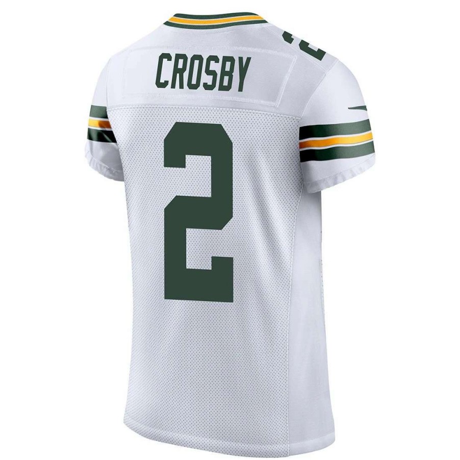 Jerseys * | #2 Mason Crosby Nike Away Elite Jersey White