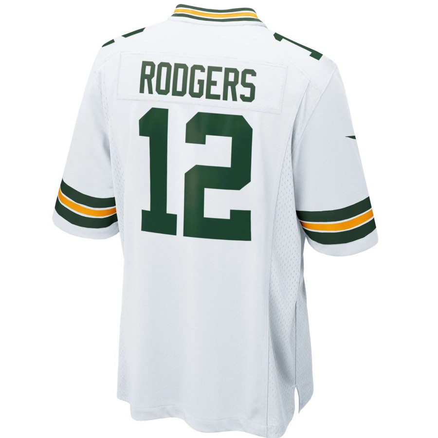 Jerseys * | #12 Aaron Rodgers Youth Nike Away Game Jersey White