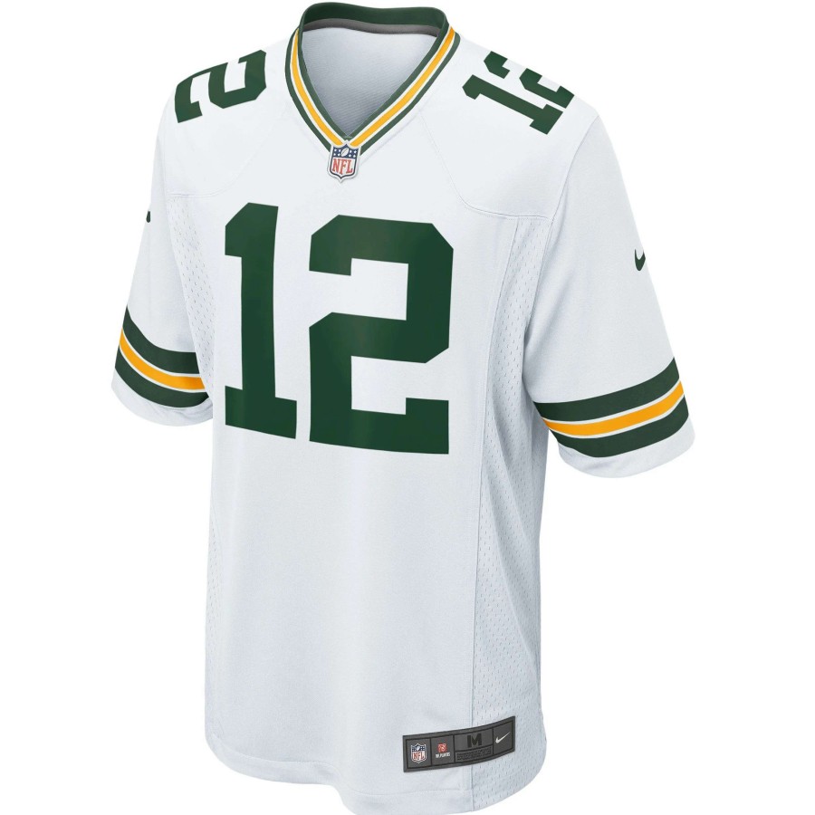 Jerseys * | #12 Aaron Rodgers Youth Nike Away Game Jersey White