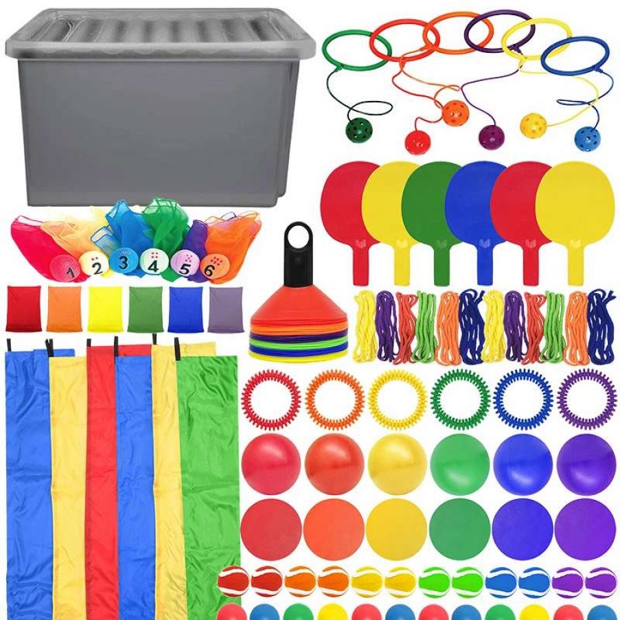 Play Equipment * | First Play Rainbow Activity Play Box