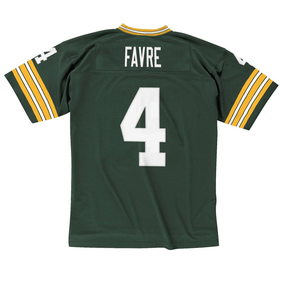 Jerseys * | #4 Favre Mitchell & Ness 1996 Home Replica Jersey Green