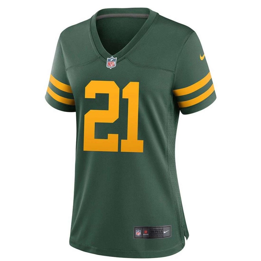 Jerseys * | 50S Classic Womens #21 Stokes Nike Game Jersey Green & Gold