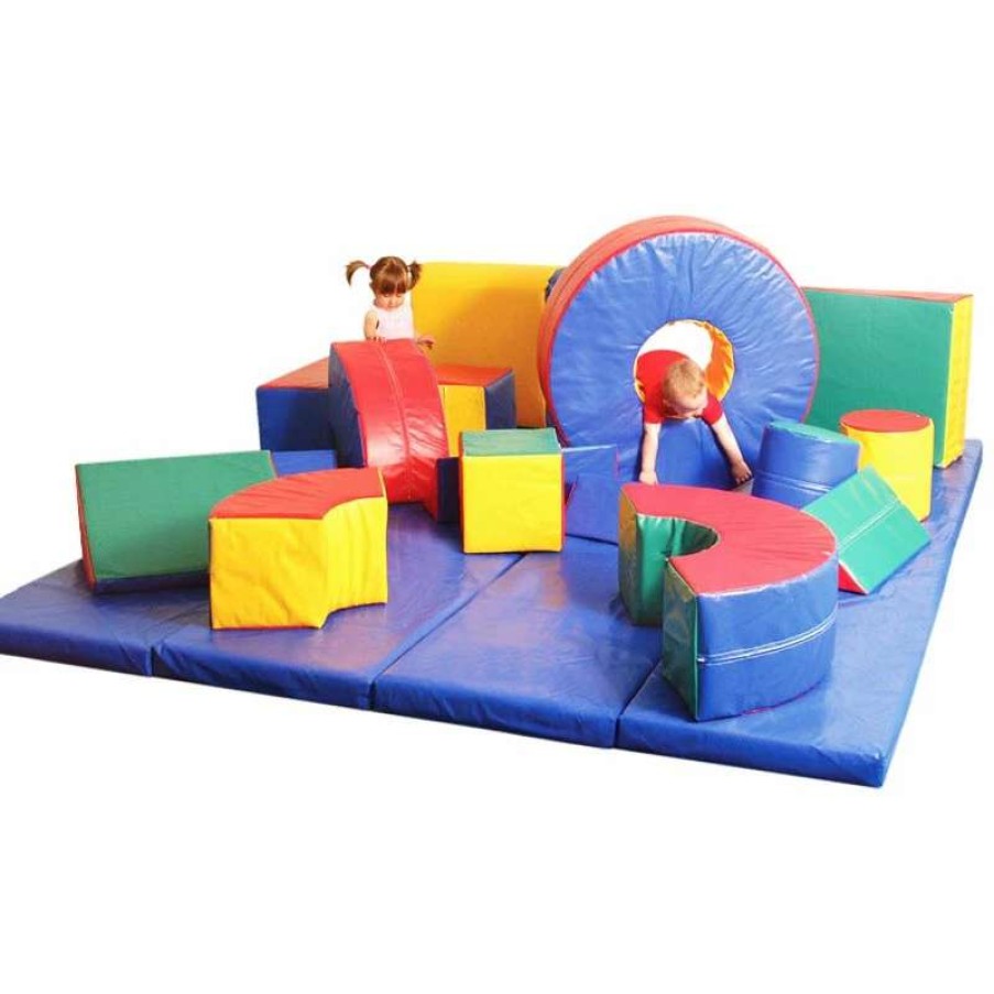 Play Equipment * | Playm8 Play 16 Piece Soft Play Box