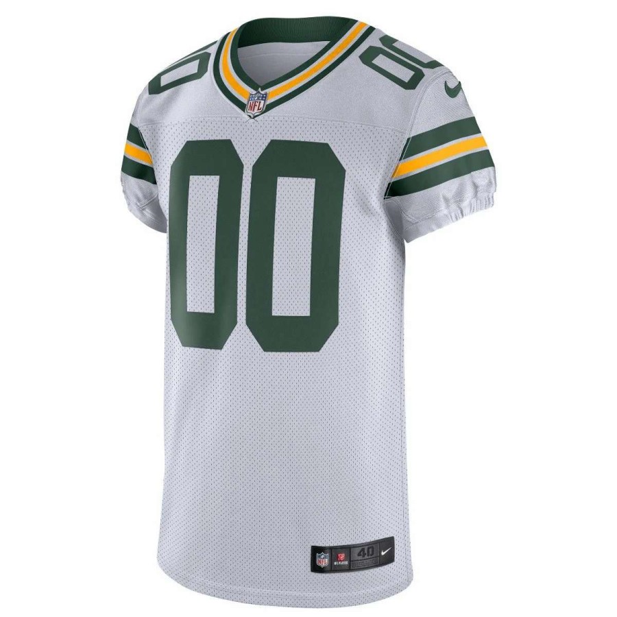 Jerseys * | Packers Nike Custom Away Elite Player Jersey White