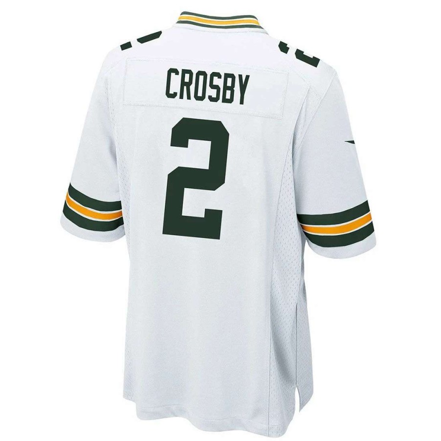 Jerseys * | #2 Mason Crosby Away Youth Nike Game Jersey White