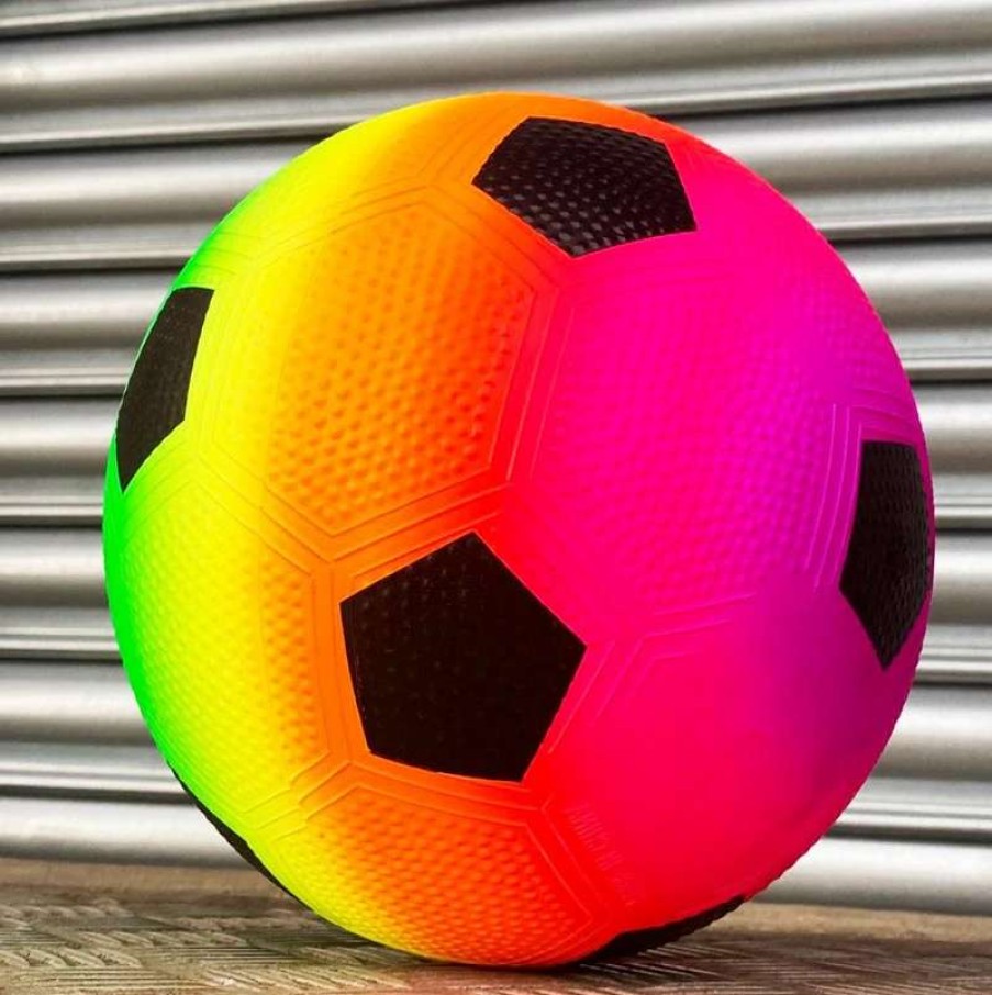 Play Equipment * | Urban Rainbow Neon Football