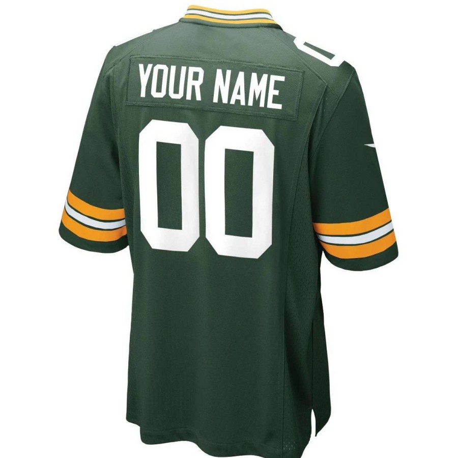 Jerseys * | Packers Youth Nike Custom Home Game Jersey Green