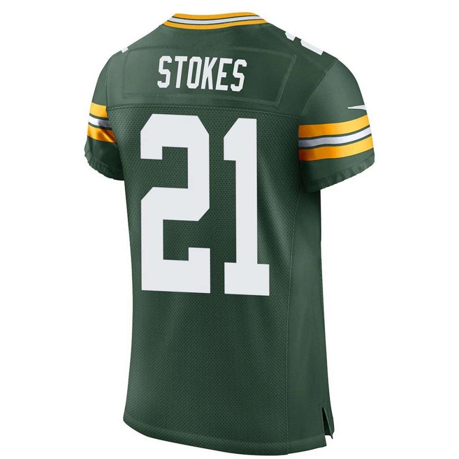 Jerseys * | #21 Eric Stokes Nike Home Elite Jersey Fir Green