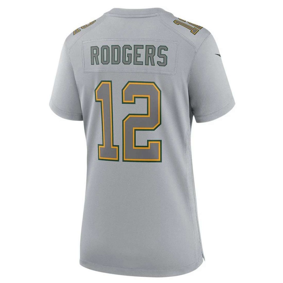 Jerseys * | #12 Rodgers Womens Nike Atmosphere Fashion Jersey Gray