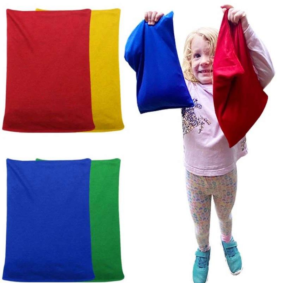 Play Equipment * | First Play Giant Bean Bags 4 Pack