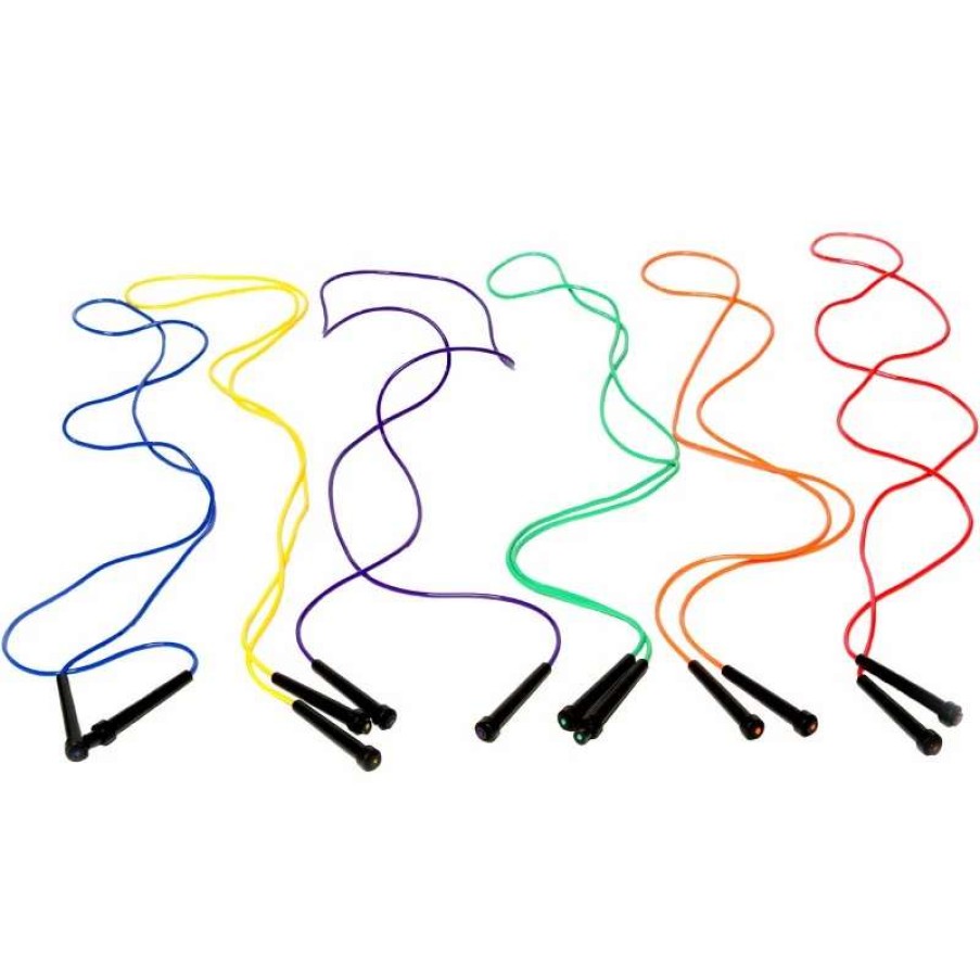 Play Equipment * | Playm8 Plastic Skipping Rope 6 Pack 2M Assorted