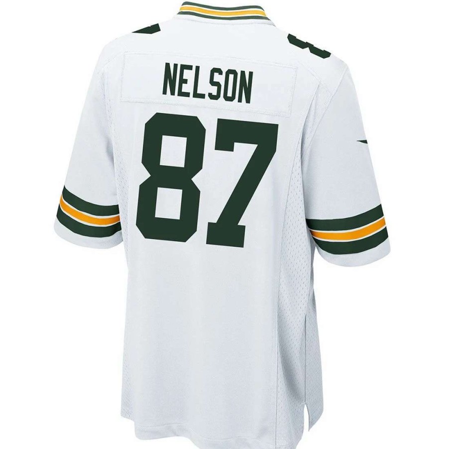 Jerseys * | #87 Jordy Nelson Nike Away Game Jersey White