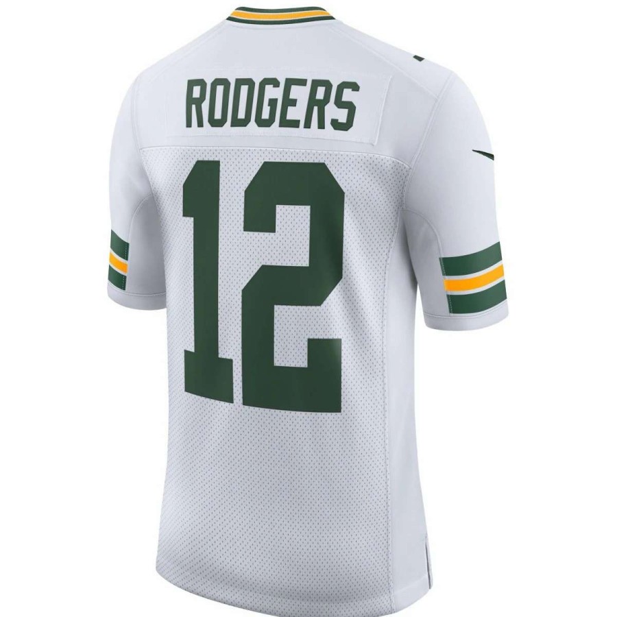 Jerseys * | #12 Aaron Rodgers Nike Away Limited Jersey White