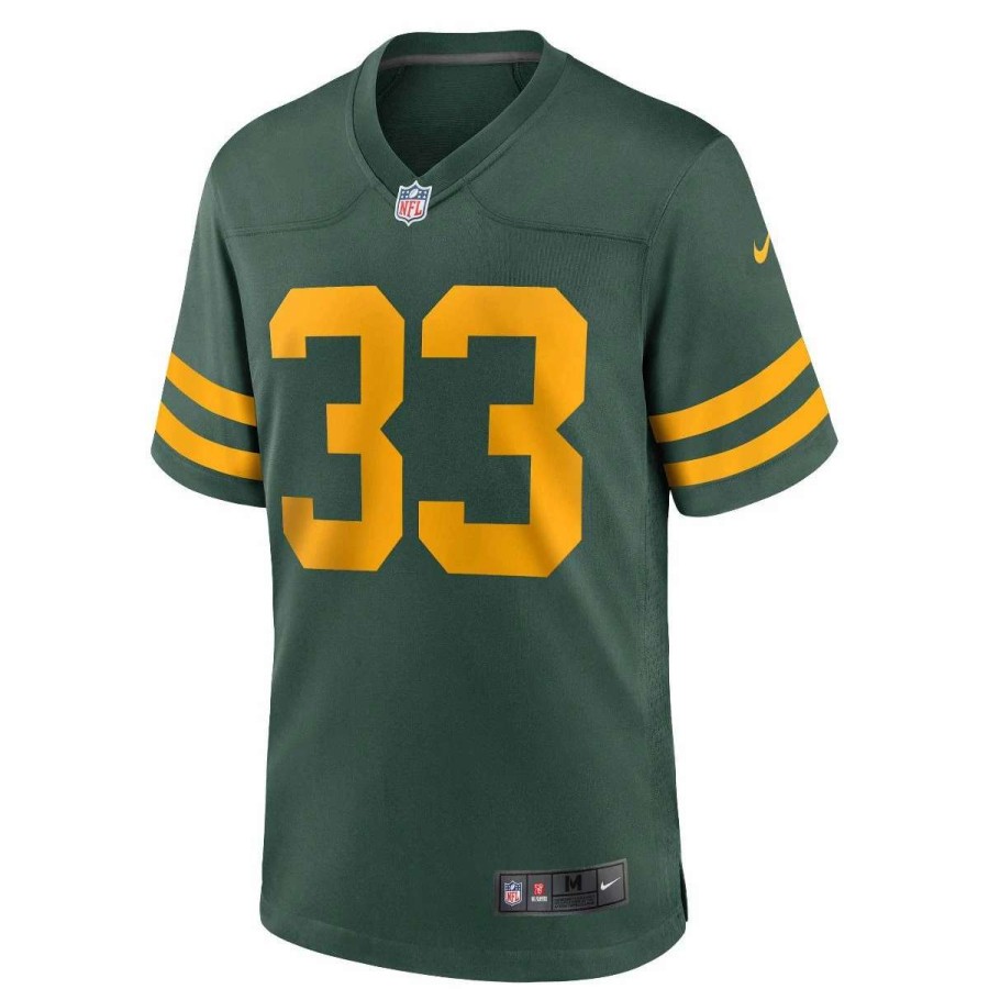 Jerseys * | Packers 50S Classic Nike #33 Jones Game Jersey Green & Gold