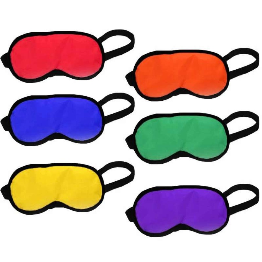 Play Equipment * | Playm8 Goalball Blindfold 6 Pack Assorted